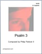 Psalm 3 SATB choral sheet music cover
